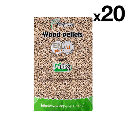 WOOD PELLETS - GRANULÉS DE BOIS SAC 15 KG