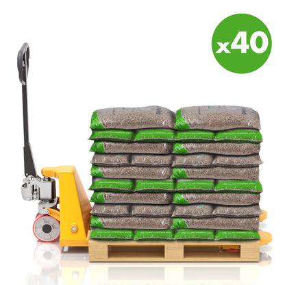 Granulés de bois 40 x 15 kg